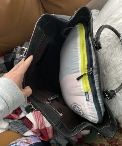 Compression Packing Cubes for Travel - Luggage and Backpack Organizer Packaging Cubes for Clothes (White and Green, 2 Piece Set) 2Piece White and Green 50 71r63uSUehL