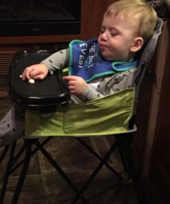 Summer Infant Pop ‘n Sit Portable Highchair, Green - Portable Highchair For Indoor/Outdoor Dining – Space Saver High Chair with Fast, Easy, Compact Fold, For 6 Months – 45 Pounds 40 71r6A8kb7cL