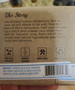 Dr. Squatch All Natural Bar Soap for Men with Medium Grit, Eucalyptus 26 71r6BIcRKyL