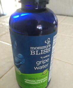 Mommy's Bliss Original Gripe Water, Infant Gas and Colic Relief, Gentle & Safe, 2 Weeks+, 4 Fl Oz (Pack of 2) 4 Fl Oz (Pack of 2) Gripe Water Original 35 71r6ZZa9ntL 1