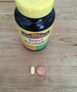 Nature Made Super B Complex with Vitamin C and Folic Acid, Dietary Supplement for Immune Support, 140 Tablets, 140 Day Supply 140 Count 43 71r6rNwM5UL