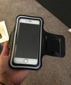 TRIBE Water Resistant Cell Phone Armband Case Running Holder for iPhone Pro Max Plus Mini SE (13/12/11/X/XS/XR/8/7/6/5) Galaxy S Ultra Plus Edge Note (21/20/10/9/8/7/6/5) Adjustable Strap & Key Pocket Black S: iPhone Mini/8/7/6/5/4/3/SE/Galaxy Mini 47 71r6txYoEwL