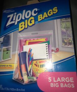 Ziploc Big Bags Clothes and Blanket Storage Bags for Closet Organization, Protects from Moisture, Large, 5 Count 5ct - Large 51 71r7sSTh8 L