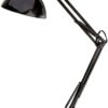 Globe Electric 56963 32" Multi-Joint Desk Lamp with Metal Clamp, Black, LED Bulb Included, On/Off Rotary Switch on Shade, Partially Adjustable Swing Arm, Home Essentials, Reading Light, Office Décor 31.5 inches 53 71r83 tt5AL