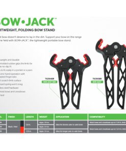 TRUGLO Bow Jack Lightweight Durable Portable Folding Bow Stand for Bowhunting w/Integrated Finger Tabs & Overmolded Rubber Grips Standard Leg (7.5 in); Standard Limb (2.75 in) 30 71r8fXK9beL