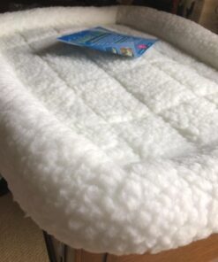 MidWest Homes for Pets Bolster Fleece Pet Bed for Dog And Cats 24L-Inch White w/ Comfortable Bolster | Ideal for Small Dog Breeds & Fits a 24-Inch Dog Crate | Machine Wash & Dry | 1-Year Warranty 50 71r9MKRarAL