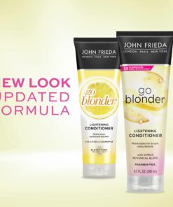 John Frieda Sheer Blonde Go Blonder Conditioner, Gradual Lightening Conditioner, 8.3 oz, with Citrus and Chamomile, featuring our BlondMend Technology 8.3 Ounce 22 71rBIxP8aML