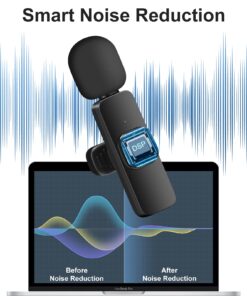 BZXZB Wireless Microphone for Camera/Computer/Laptop/MacBook/Phone, Professional Lavalier Lapel Mic for Video Recording, YouTube, Vlog, Tiktok, Interview K35 21 71rBT Lq1PL