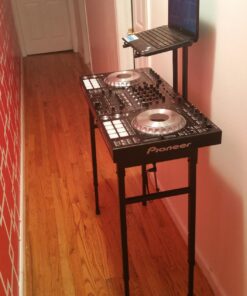 Gator Frameworks Keyboard and Audio Utility Table with Multi Point Adjustability and Built in Leveling Bubble; Min/Max Height - 26"/44" (GFW-UTILITY-TBL), Black 42 71rCD9xu2SL