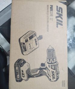 SKIL PWR CORE 12 Brushless 12V 1/2 Inch Cordless Drill Driver Includes 2.0Ah Lithium Battery and PWR JUMP Charger - DL529002 Drill Driver Kit_V1 19 71rCOpnQXlL