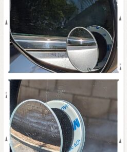 Ampper Blind Spot Mirror, 2" Round HD Glass Frameless Convex Rear View Mirror, Pack of 2 32 71rD9cb52SL