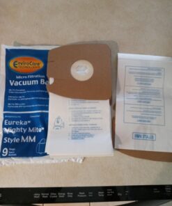 EnviroCare Replacement Micro Filtration Vacuum Bags made to fit Eureka Style MM Eureka Mighty Mite 3670 and 3680 Series Canisters 9 Bags 17 71rDETpzzvL