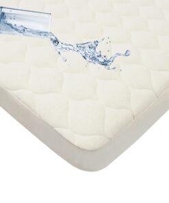 American Baby Company Waterproof Bassinet Mattress Protector, Quilted Fitted Protector Pad Cover Made with Organic Cotton Top Layer, 33" x 15" Bassinet (15" x 33") 7 71rEHgD 47L