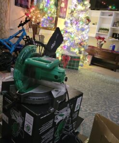 Metabo HPT | Compound Miter Saw | 10-Inch | Single Bevel | 15-Amp Motor | 0-52° Miter Angle Range | 0-45° Bevel Range | Large Table | 10" 24T TCT Miter Saw Blade | C10FCGS C10FCGS Only 35 71rERAWRGUL