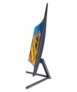SAMSUNG 32" UR59 Series ViewFinity 4K UHD (3840x2160) Computer Monitor, Curved, HDMI, Display Port, 3-sided border-less, Eye Saver Mode LU32R590CWNXZA, Black 36 71rFISX8FHL