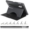 ZUGU CASE - 9.7 iPad 2018/2017 5th / 6th Gen & iPad Air 1 Prodigy X Case - Very Protective But Thin + Convenient Magnetic Stand + Sleep/Wake Cover - A1893, A1954, A1823, A1822, A1474, A1475, A1476 Black