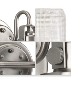 Progress Lighting P2991-81 Archie Bath & Vanity, 8.75x7.00x17.00, Antique Nickel 18 71rG673eheL