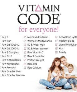 Garden of Life Multivitamin for Women 50 & Over, Vitamin Code Women 50 & Wiser Multi - 240 Capsules with Vitamins A, B, C, D3, E & K, CoQ10, Probiotics & Enzymes 240 Count (Pack of 1) 21 71rG9u4JzL