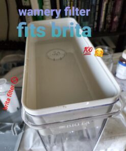 WAMERY Certified Alkaline Water Filter Replacement Fits Brita and Wamery Pitcher Cartridges 3-Pack, Increases Water pH. 3 Pack 35 71rGTqSX1L