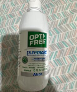 Opti-Free Puremoist Multi-Purpose Disinfecting Solution with Lens Case, 20 Fl Oz 29 71rGcsigeFL
