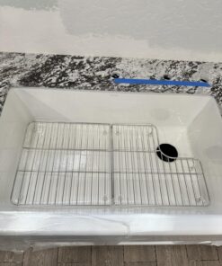 KOHLER 6639-ST Whitehaven Bottom Basin Rack, Steel Sink Racks for 36" Whitehaven Sink, Includes Left and Right Racks, Stainless Steel one-size 28 71rH562mKiL