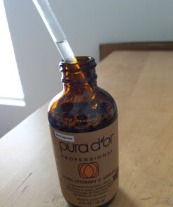 PURA D'OR 20% Vitamin C Serum (4oz BEST VALUE) Lightweight Maximum Strength Formula,Hyaluronic Acid,Retinol,Professional Grade Treatment For Face & Eyes,Dark Spots,Acne,Wrinkles,For Men & Women 42 71rHaSoyDIL 3