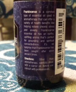 Frankincense Essential Oil for Diffuser and Skin, Stress Relief, Meditation and Yoga, by Pure Body Naturals, 1 Ounce (Label Varies) 1 Fl Oz (Pack of 1) 37 71rHknNsuCL