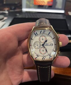 Invicta Men's 14330 Specialty Tonneau Watch with 3 Textured Leather Strap Set 40 71rICki4sZL