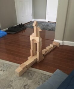 Melissa & Doug Standard Unit Solid-Wood Building Blocks With Wooden Storage Tray (60 pcs) - Classic Blocks For Toddlers Ages 3+ 61 71rJrhkSYFL