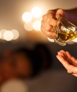 Lavender Essential Oil Massage Oil Blend - Bulk 1 Gallon - 100% Natural, Rich Carrier Oil Blend Golden Jojoba, Argan, Emu & Various Herbal Extracts - Ayurverdic Deep Tissue Spa Rub Hot Towel Ayurveda 13 71rKCwEc5wL