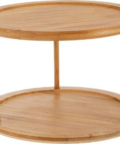 Alternative view of Lipper International 8302 Bamboo Wood 2-Tier 10" Kitchen Turntable