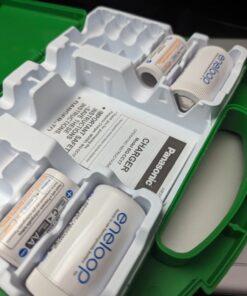 Panasonic K-KJ17MCC82A 4-Position Charger with 2 AAA & 8 AA eneloop Batteries & 2 C & 2 D Spacers 31 71rLHQzS4IL 1