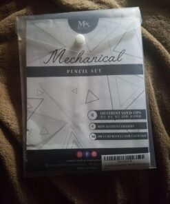 MozArt Mechanical Pencil Set with Case - 4 Sizes: 0.3, 0.5, 0.7 & 0.9mm with 30 HB Lead Refills Each & 4 Eraser Refills -Sketch, Drafting, Art, Drawing Supplies (Clear) Clear 73 71rLSgqaOUL