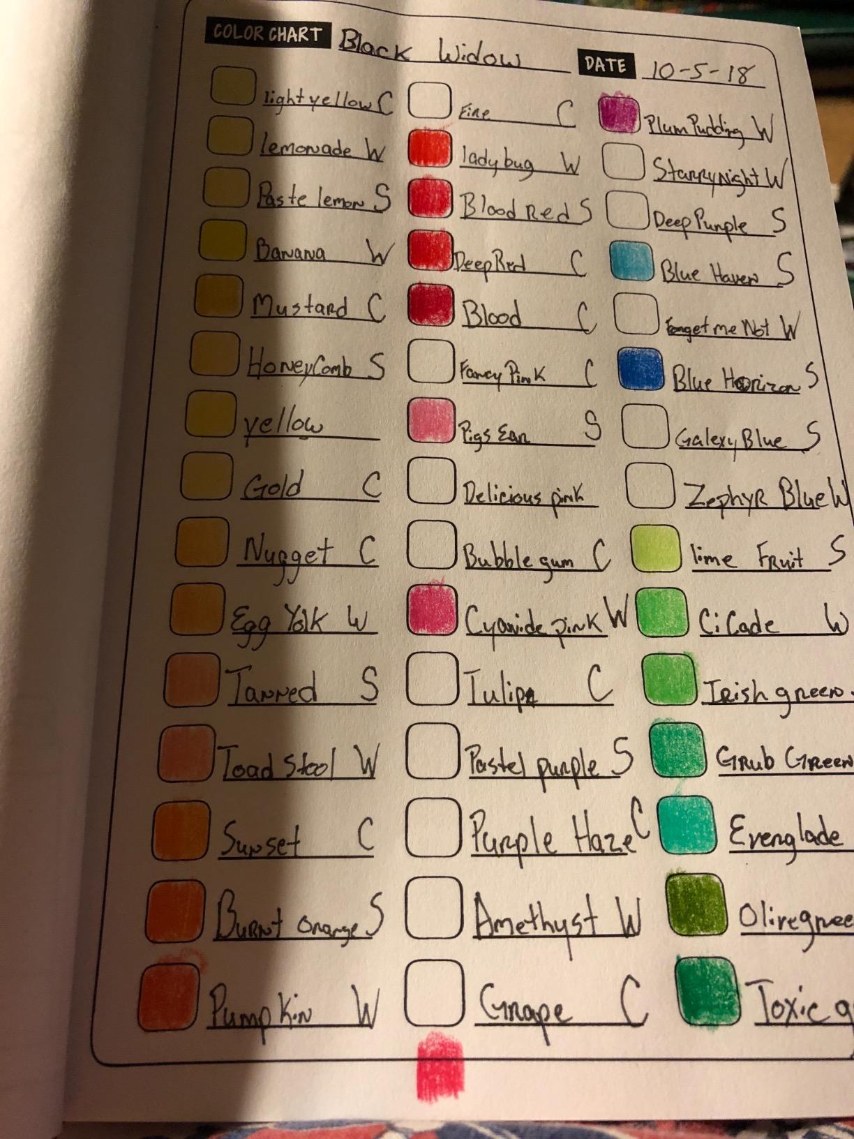 Color Charts: Color Collection Edition: 50 Color Charts to record your color collection all in one place 23 Color Charts: Color Collection Edition: 50 Color Charts to record your color collection all in one place - Image 23
