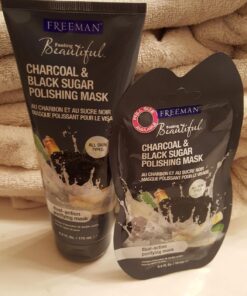 FREEMAN Polishing Charcoal & Black Sugar Facial Gel Mask, Purifies Skin, Not Over-Drying, Polishing Face Mask, Exfoliating, Removes Dead Skin, Perfect For All Skin Types, 6 fl.oz./ 175 mL Tube 37 71rMIYTN8L