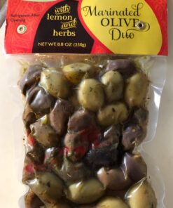 Trader Joes Marinated Olive Duo with Lemon and Herbs (2 Pack), 8.8 OZ each 8.8 Ounce (Pack of 2) 5 71rMRecut1L