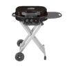 Coleman RoadTrip 225 Portable Stand-Up Propane Grill, Gas Grill with Push-Button Starter, Folding Legs & Wheels, Side Table, & 11,000 BTUs of Power for Camping, Tailgating, Grilling & More Black 34 71rMo4SNRfL