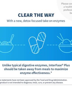 Klaire Labs Ther-Biotic Interfase Plus - Enzyme Combination to Disrupt Biofilm Matrix + EDTA - Gastrointestinal System, Gut Flora, Biofilm & Detox Support (120 Capsules) 120 Count (Pack of 1) 4 71rQSLPR2iL