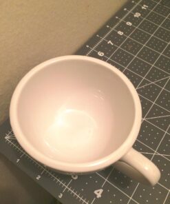 Konitz Coffee Bar Cappuccino Coffee Cups Set with Saucers, White Cappuccino Cups Set of 4 - 6 oz Coffee Cup Set with Saucers, Porcelain Cappuccino Cup 1 Giftboxed Set 44 71rQZU96TTL