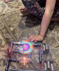 Snap Circuits Jr. SC-100 Electronics Exploration Kit, Over 100 Projects, Full Color Project Manual, 28 Parts, STEM Educational Toy for Kids 8 + Standard Packaging 57 71rQnwZeZZL