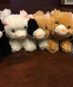 Plush Cat House with Cats - Five (5) Stuffed Animal Cats in Play Kitten House Carrying Case 16 71rQyDcyNAL