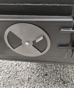 LavaLock® Smoker Pinwheel BBQ air Damper Pit Grill Vent, Steel 4 6 8 12 (8" Diameter) 8" diameter 11 71rRUTdF3mL