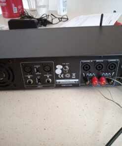 Pyle Professional Audio Bluetooth Power Amplifier - 2-Channel Rack Mount Bridgeable, LED Indicators, Shockproof Binding Posts, Cooling Fans 1000 Watt - Pyle PTA1000 1000W Basic 32 71rRffVLE L