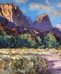 MyArtscape Travel Paint Brush Set, 7 Ultra Short-Handle Brushes with Case Holder - for Watercolor, Gouache and Acrylic - Synthetic Hair - Ideal for Plein Air Painting - Art Supplies 39 71rRiNxxSrL