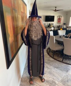 Forum Novelties Men's Wizard Adult Costume, Purple, Standard 15 71rS p3JOoL