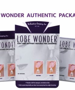 Lobe Wonder - The ORIGINAL Ear Lobe Support Patch for Pierced Ears - Eliminates the Look of Torn or Stretched Piercings - Protects Healthy Ear Lobes from Tearing - 60 Patches - Clear & Latex-Free 30 71rS32FpnL