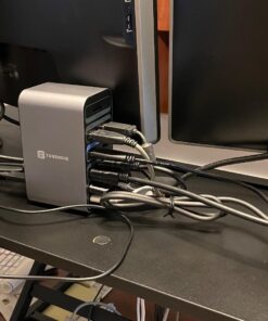 TOBENONE USB C Docking Station for 15 in MacBook - Dual Monitor Docking Station With 2 HDMI, 6 USB A, SD/Micro SD, LAN, 87W PD, Grey UDS013-No Power Adapter 38 71rSDUU4tAL