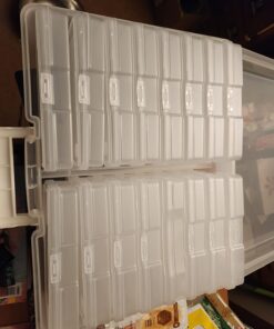 IRIS Extra Large 4" x 6" Photo and Embellishment Craft Keeper, 2 Pack, Clear 45 71rSS99WEnL