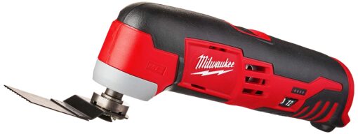 Milwaukee 2426-20 M12 12 Volt Redlithium Ion 20,000 OPM Variable Speed Cordless Multi Tool with Multi-Use Blade, Sanding Pad, and Multi-Grit Papers (Battery Not Included, Power Only)