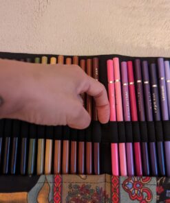 JOYSTAR Premier Colored Pencils for Adults Coloring Books, Premium Artist Pencil Set (72-Count), Handmade Canvas Wrap, Extra Accessories Included, Holiday Gift, Oil based Color Pencils 36 71rT3J1csXL